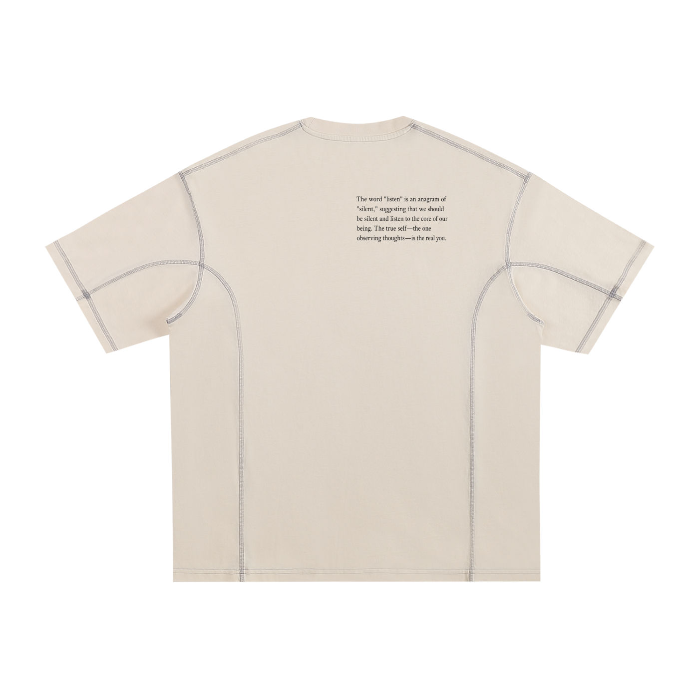 Listen Contrast T-Shirt