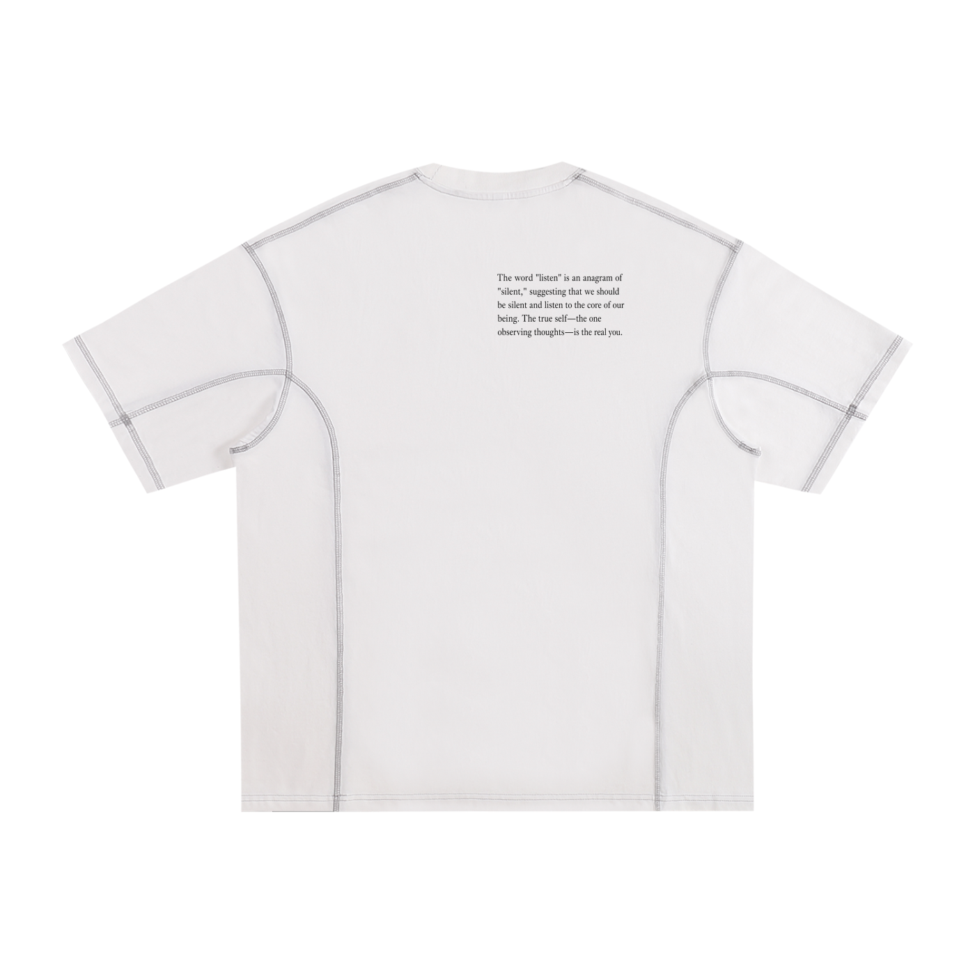 Listen Contrast T-Shirt