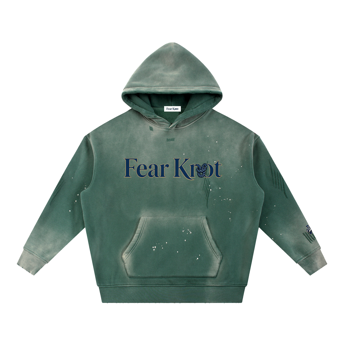 Fear Knot Frayed Hoodie