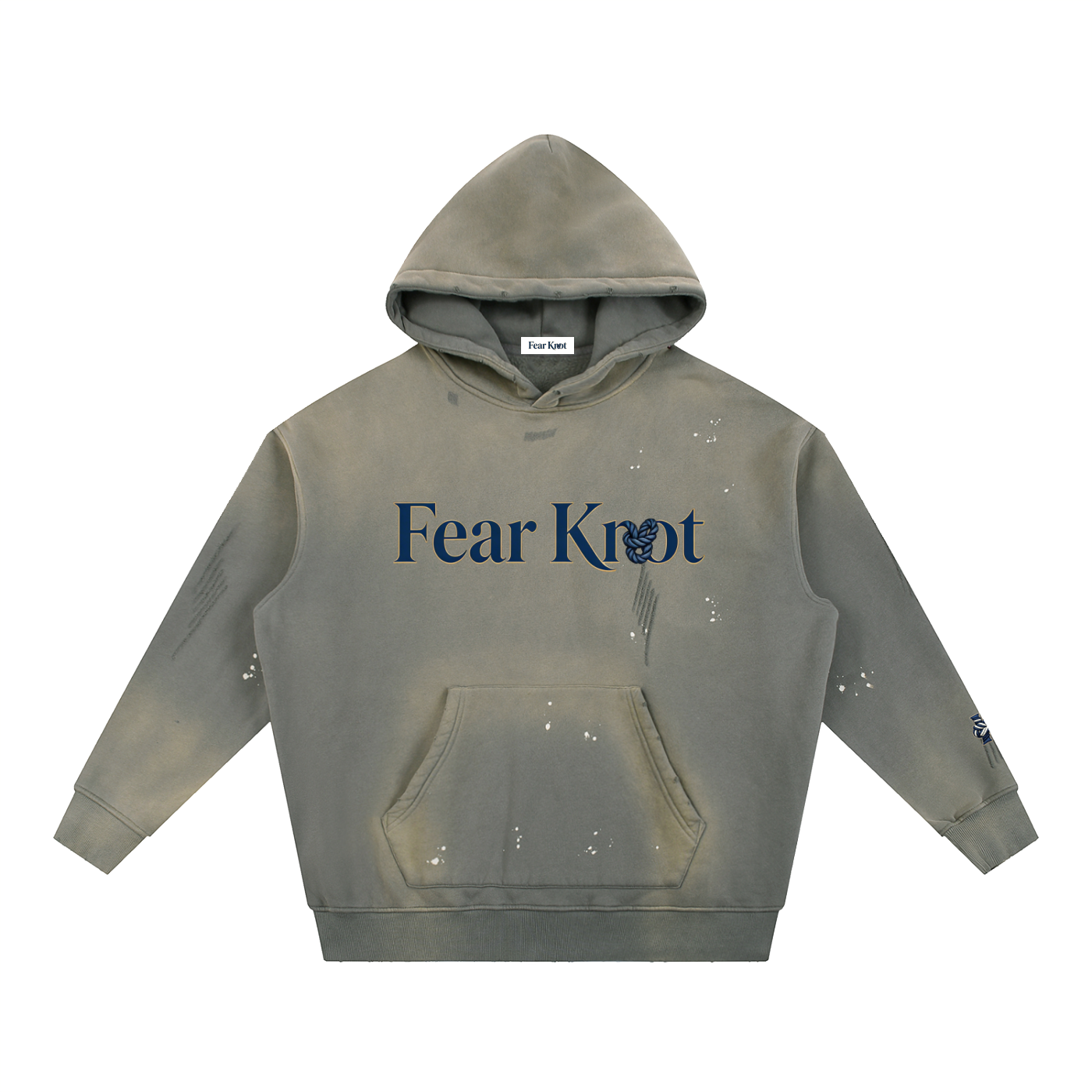 Fear Knot Frayed Hoodie