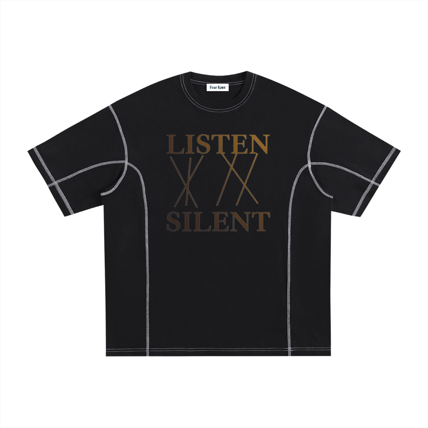Listen Contrast T-Shirt