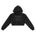 Words Cropped Hoodie