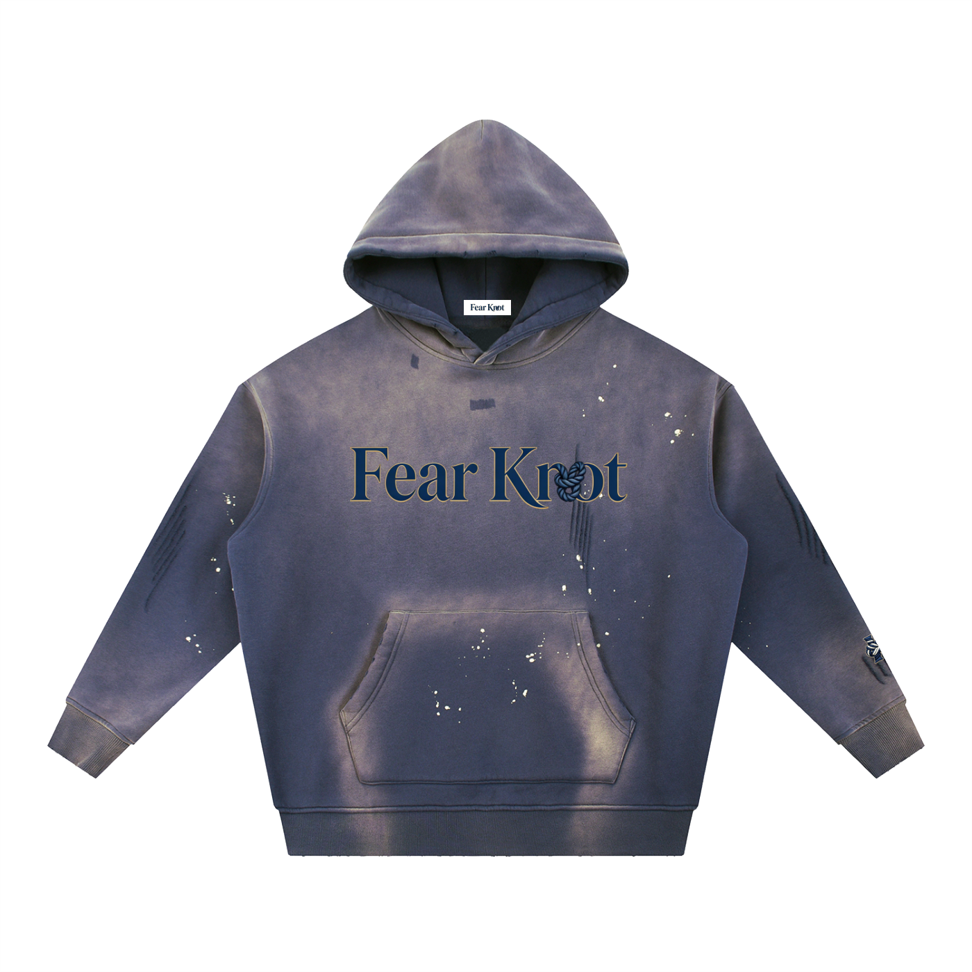 Fear Knot Frayed Hoodie