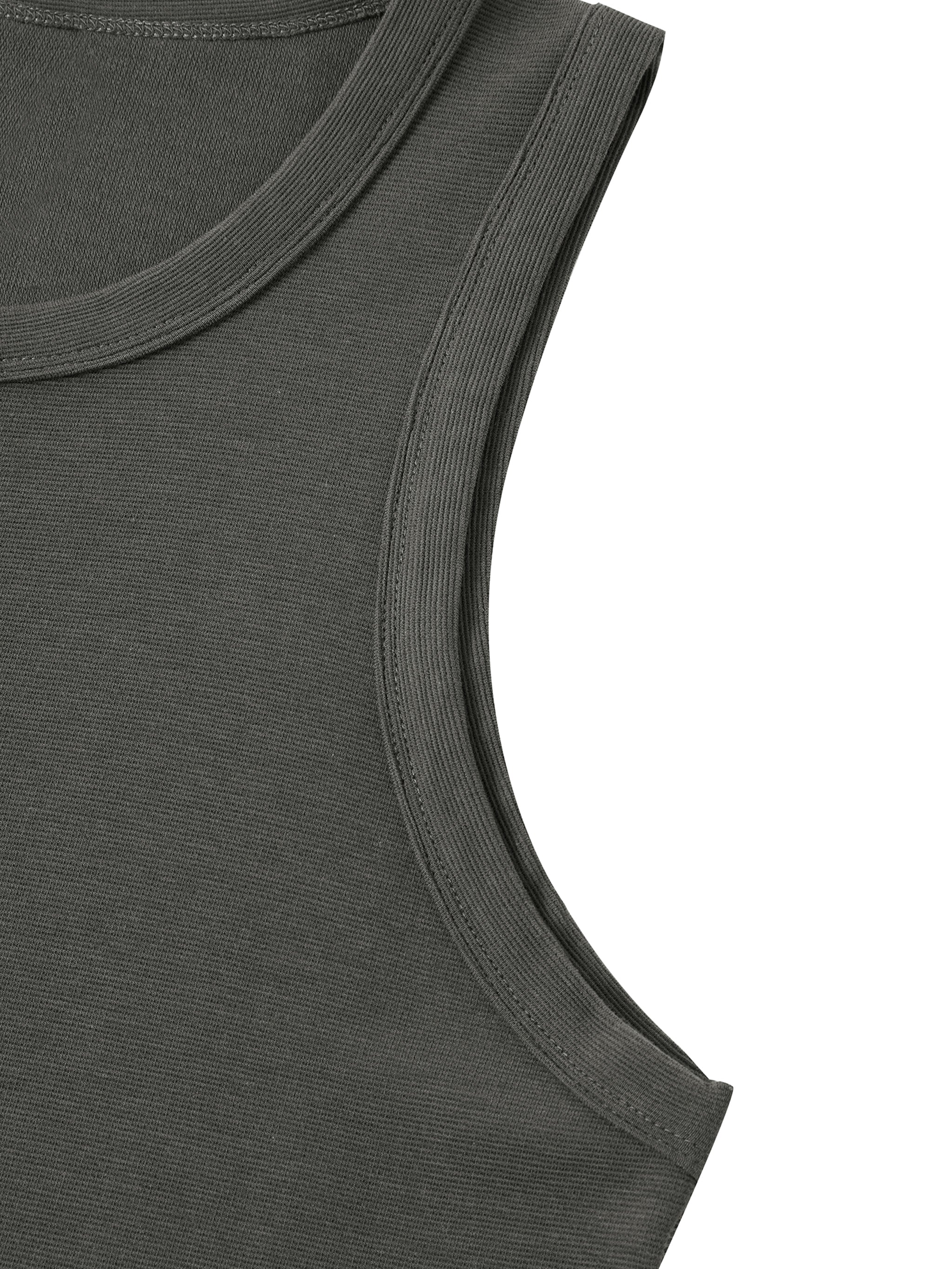 K Ribbed Tank Top